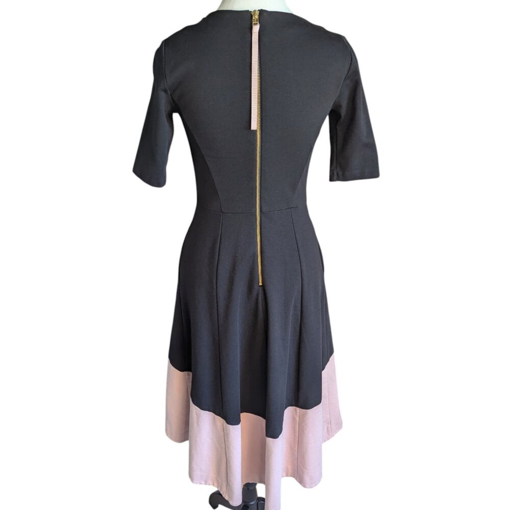 Boden Wren Colorblock High-Low Ponte Dress – Size 2P - Picture 2 of 7